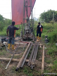 Rotary Wash Soil Boring